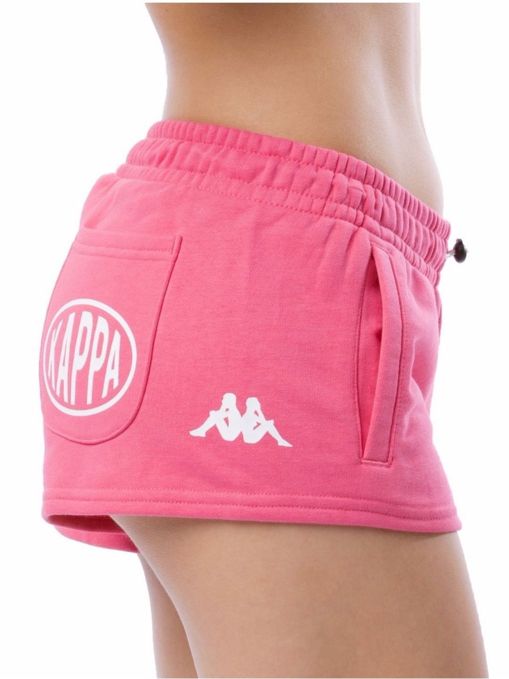 Kappa Women's Pink Logo Athletic Shorts